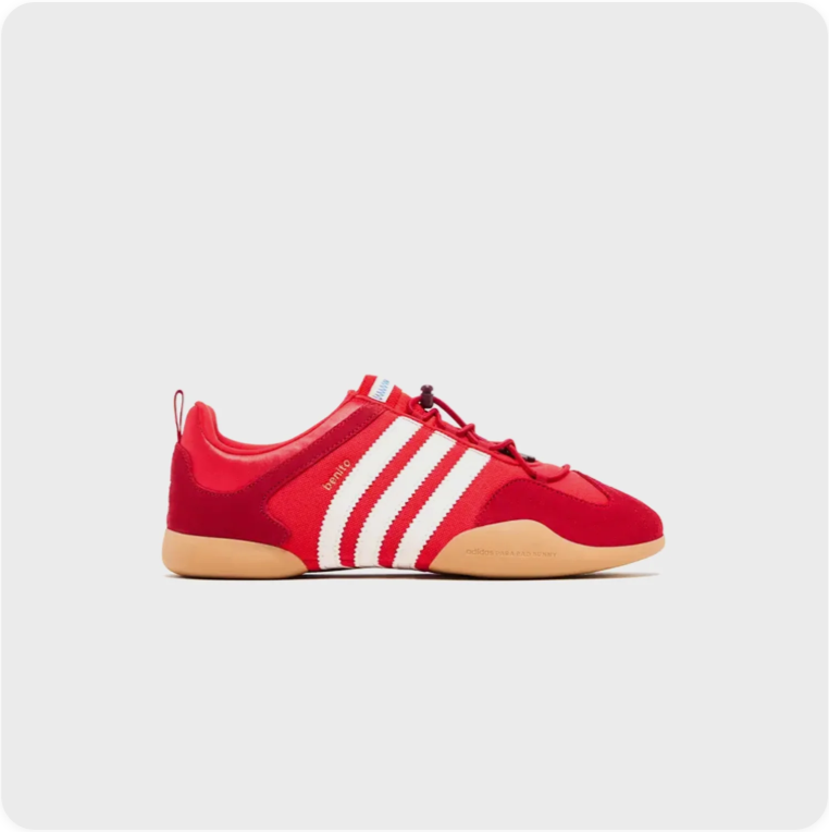 Adidas Benito – Scarlet Red / Cloud White / Gum