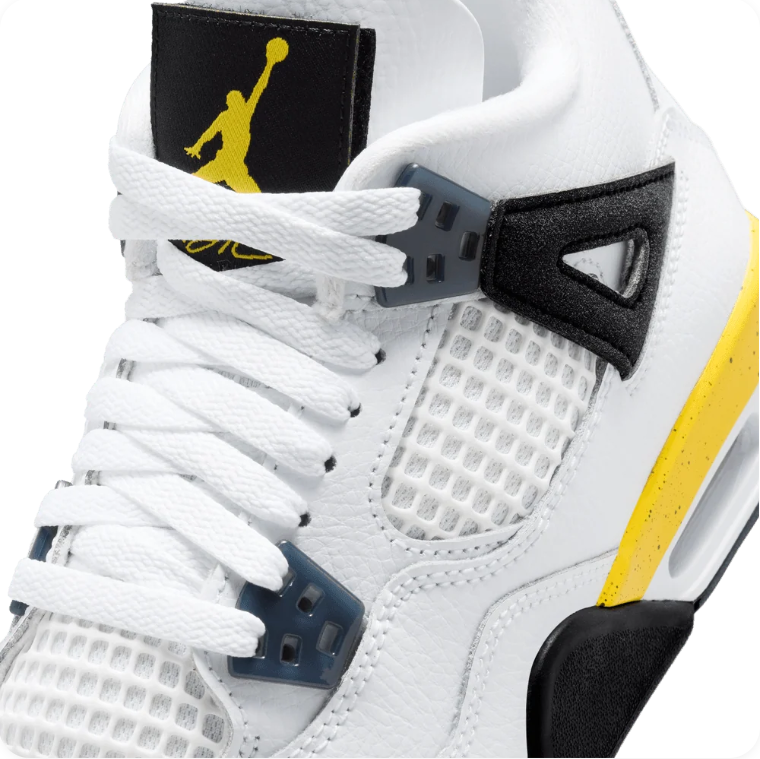 Air Jordan 4 Retro Vivid Sulfur - Detail View