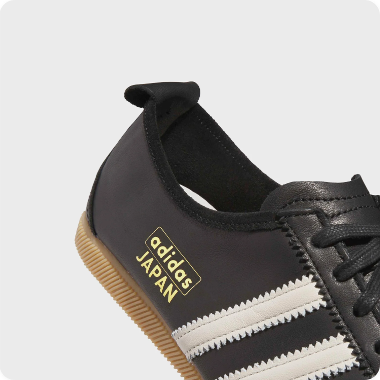 Adidas Japan – Core Black / Cloud White / Gold / Gum
