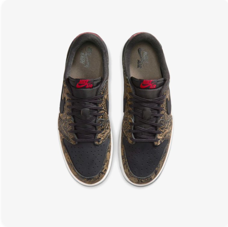 Air Jordan 1 Low OG x Travis Scott – Olive / Black / University Red / Gum