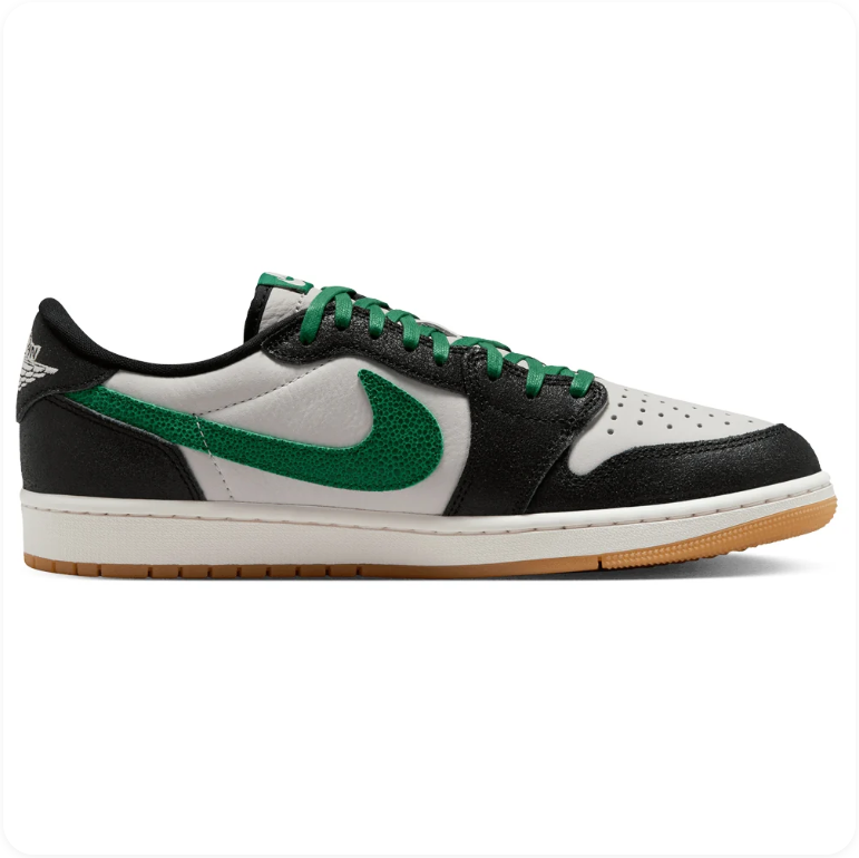 Air Jordan 1 Low x Nike SB – Black / Malachite / Sail / Gum