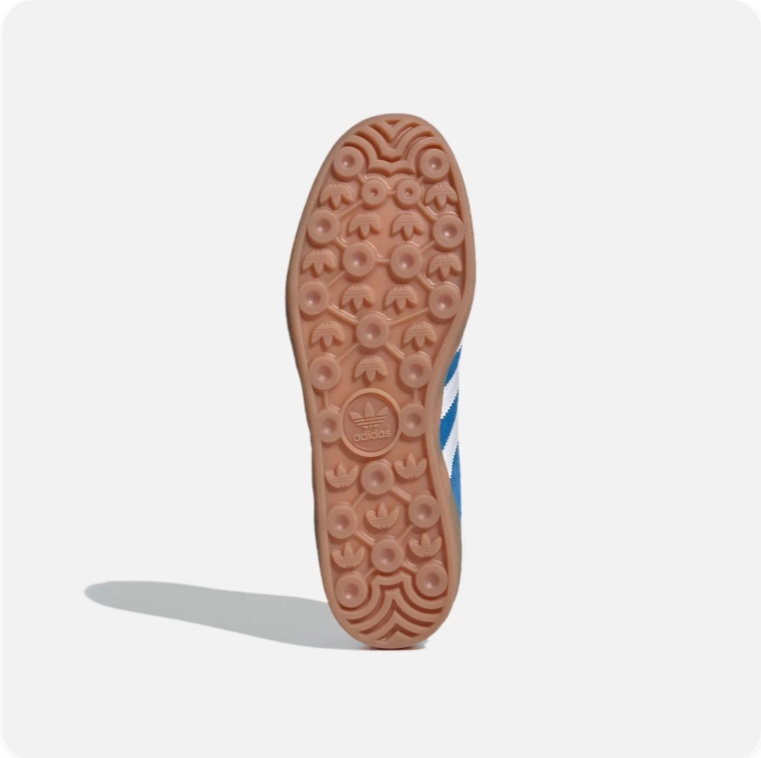 Adidas Gazelle Indoor – Bright Blue / Cloud White / Gum