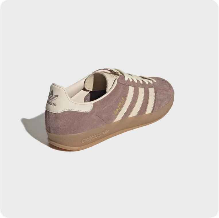 Adidas Gazelle Indoor – Mauve / Cream White / Gum