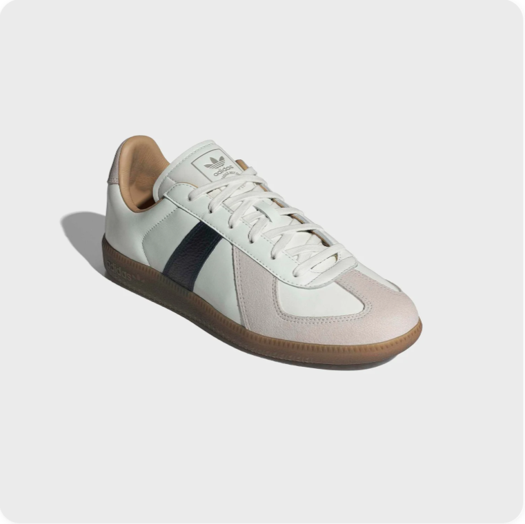 Adidas BW Army Cloud White Navy Sand - Angled View