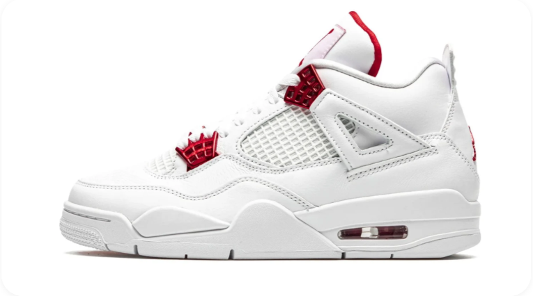 Air Jordan 4 Retro – Metallic Red (White / Metallic Red / White)