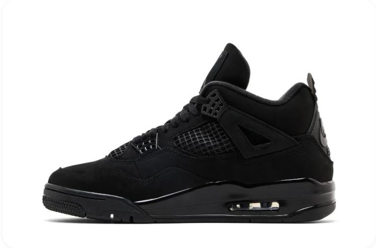 Air Jordan 4 Retro Black Cat - Side View 1
