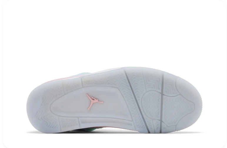 Air Jordan 4 Retro (W) – Seafoam (White / Mint Green / Blue / Pink)