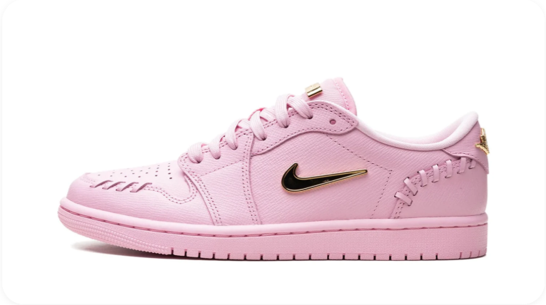 Air Jordan 1 Low OG Perfect Pink Womens - Side View
