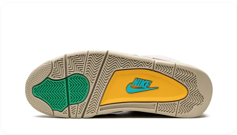 Air Jordan 4 Retro x Union LA – Taupe Haze (Taupe / Teal / Sail)