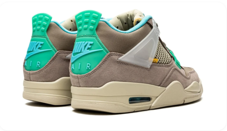 Air Jordan 4 Retro x Union LA – Taupe Haze (Taupe / Teal / Sail)