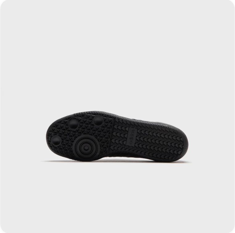 Adidas Samba OG – Triple Black Snake Emboss (Core Black / Gold)