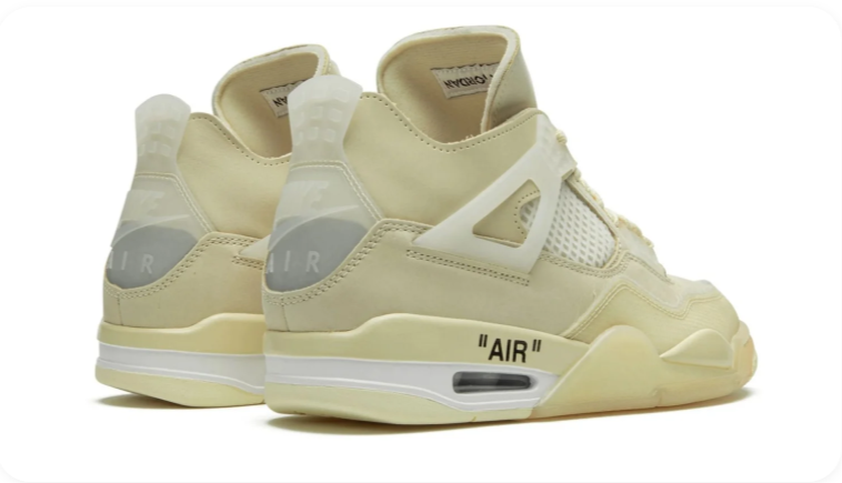 Air Jordan 4 Retro x Off-White (W) – Sail / Cream / White