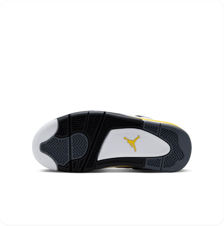 Air Jordan 4 Retro – Vivid Sulfur (White / Yellow / Black / Midnight Navy)