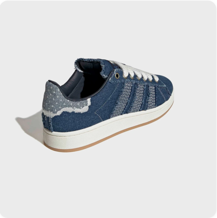 Adidas Campus 00s Distressed Denim - Rear View