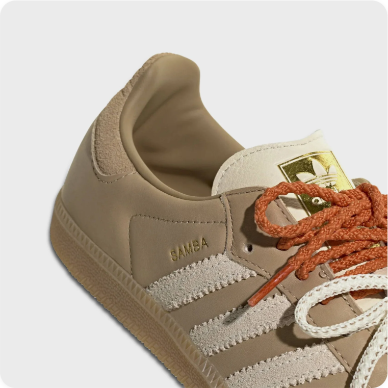 Adidas Samba OG x Clarks Originals – Sand / Khaki / Multi-Lace