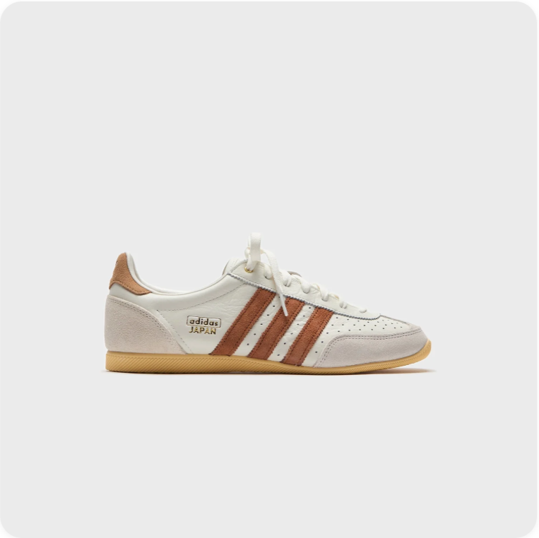 Adidas Gazelle Indoor – Cream White / Cognac Brown / Gold