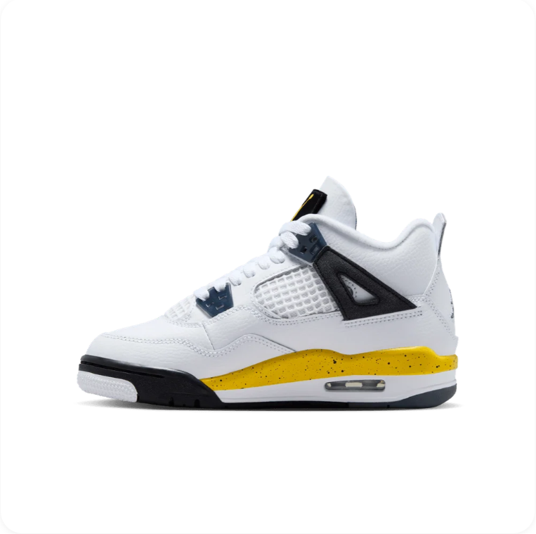 Air Jordan 4 Retro Vivid Sulfur - Side View 1