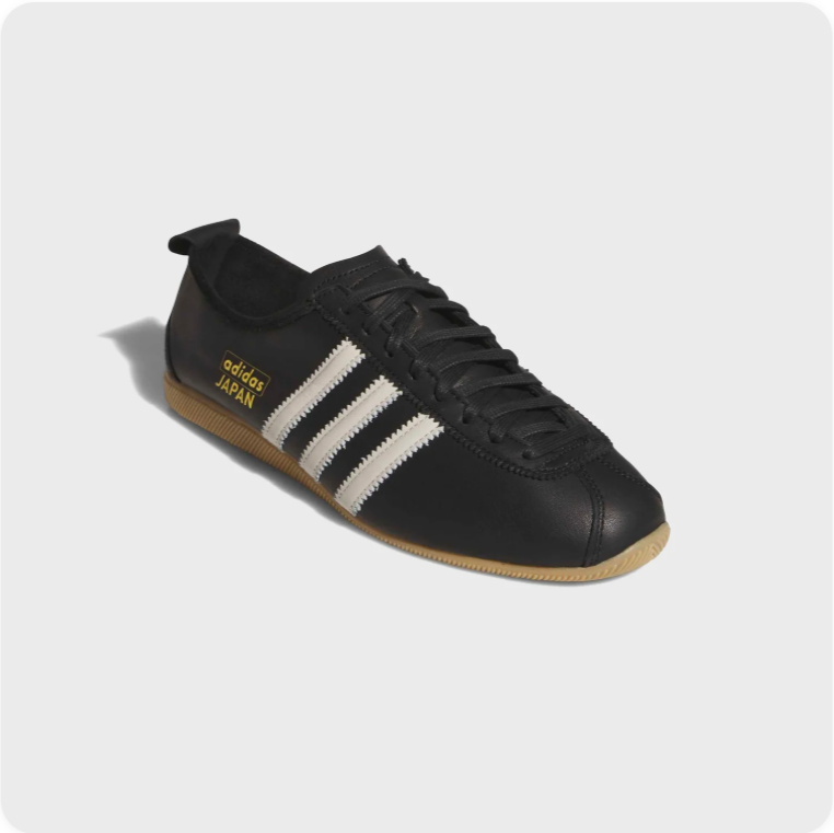 Adidas Japan – Core Black / Cloud White / Gold / Gum