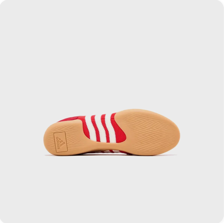 Adidas Benito – Scarlet Red / Cloud White / Gum