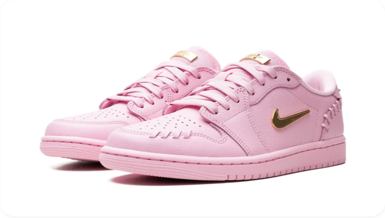 Air Jordan 1 Low OG Perfect Pink Womens - Pair View