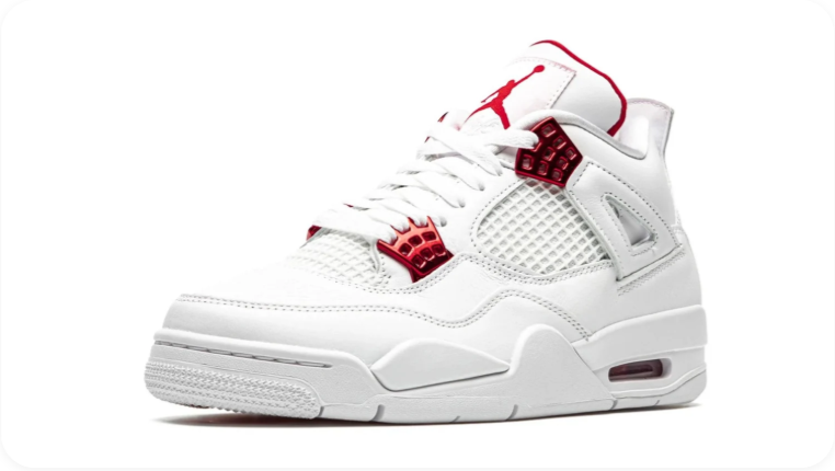 Air Jordan 4 Retro – Metallic Red (White / Metallic Red / White)