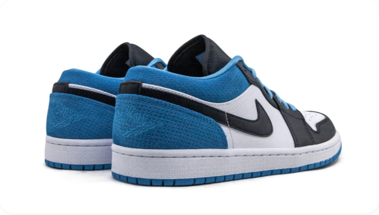 Air Jordan 1 Low SE – Laser Blue / Dark Marina Blue / Black / White