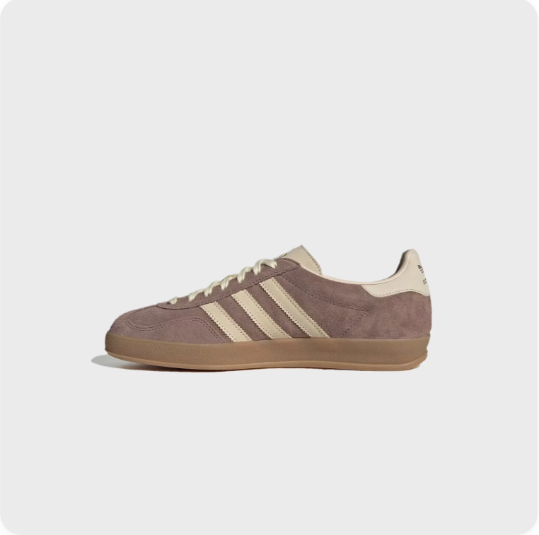 Adidas Gazelle Indoor – Mauve / Cream White / Gum