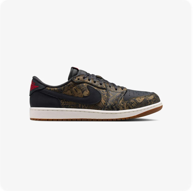 Air Jordan 1 Low OG x Travis Scott – Olive / Black / University Red / Gum
