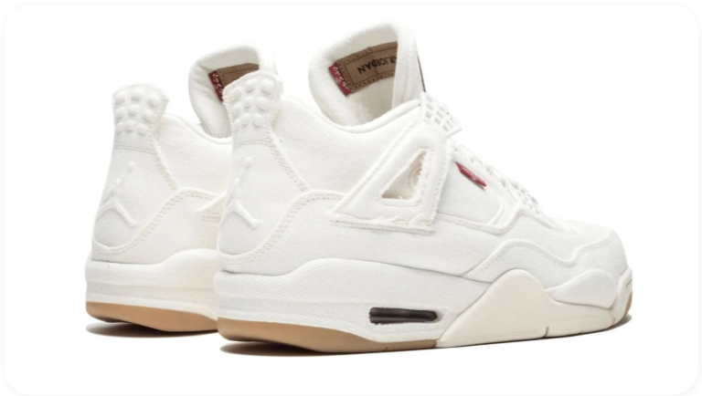 Air Jordan 4 Retro x Levi's – White Denim (White / Gum)