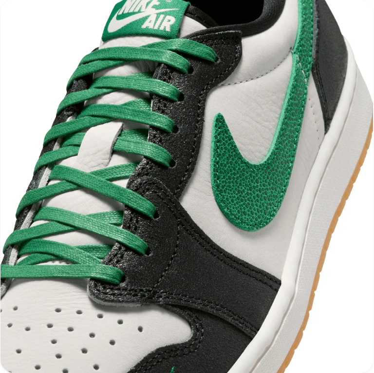 Air Jordan 1 Low x Nike SB – Black / Malachite / Sail / Gum