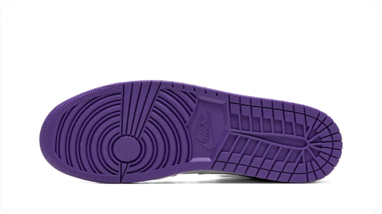 Air Jordan 1 Mid – Court Purple (Black / Court Purple / White)