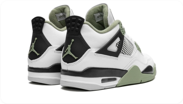 Air Jordan 4 Retro (W) – Seafoam (White / Seafoam / Black)