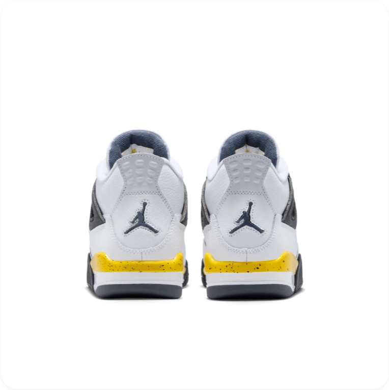 Air Jordan 4 Retro – Vivid Sulfur (White / Yellow / Black / Midnight Navy)