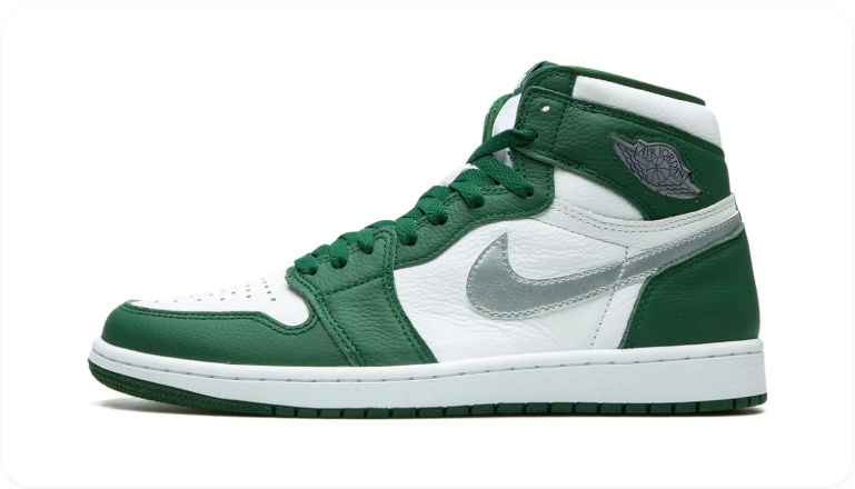 Air Jordan 1 Retro High OG – Gorge Green / Metallic Silver