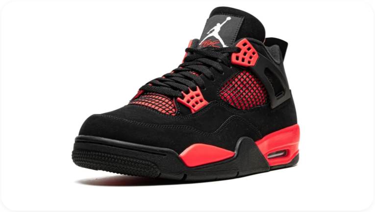 Air Jordan 4 Retro Red Thunder - Side View 2