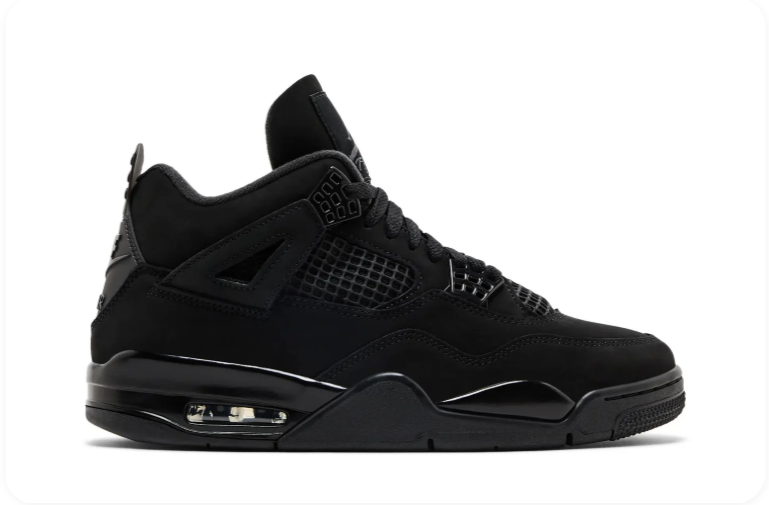 Air Jordan 4 Retro – Black Cat (Black / Black / Black)
